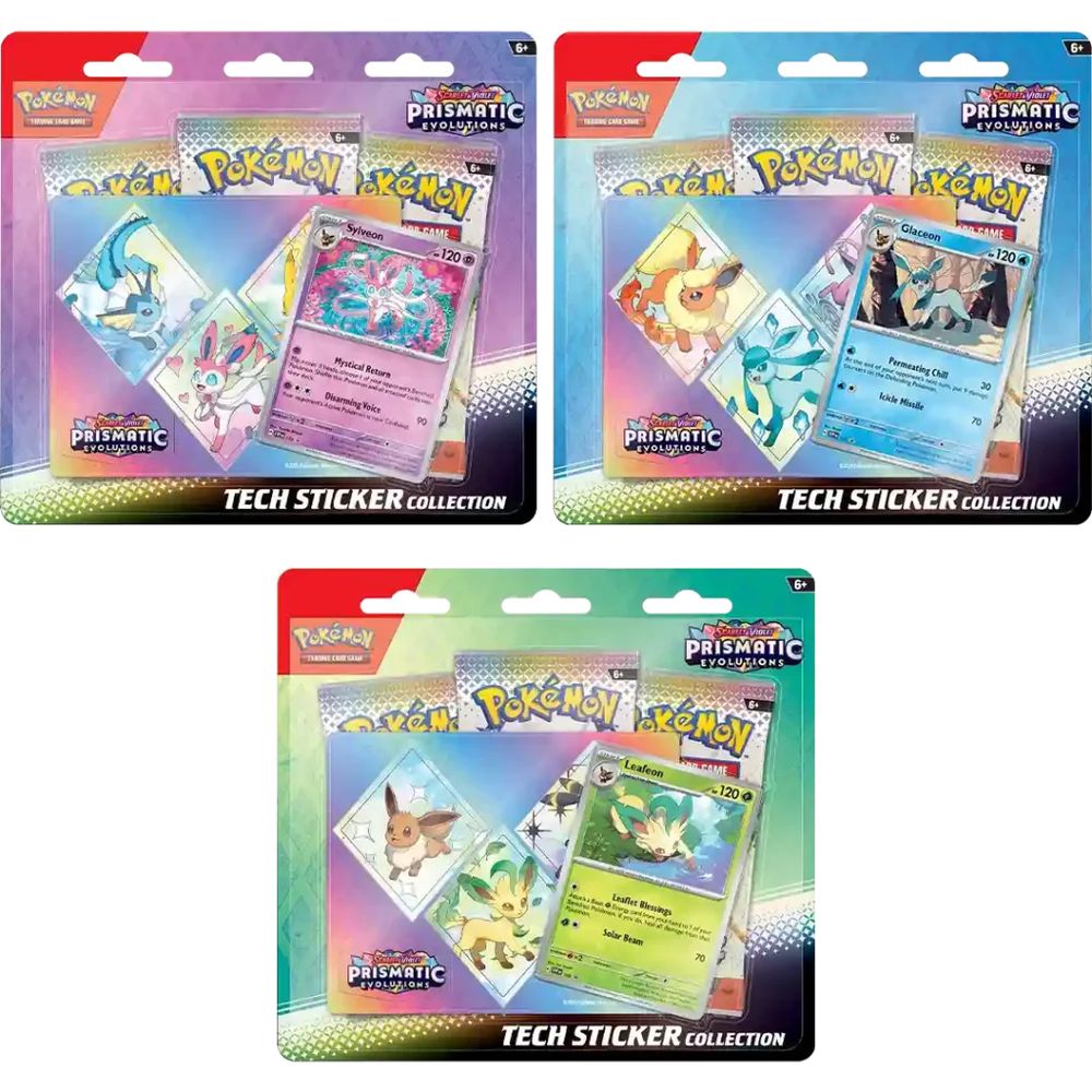Pokémon Tech Sticker Kollektion: Prismatische Entwicklungen