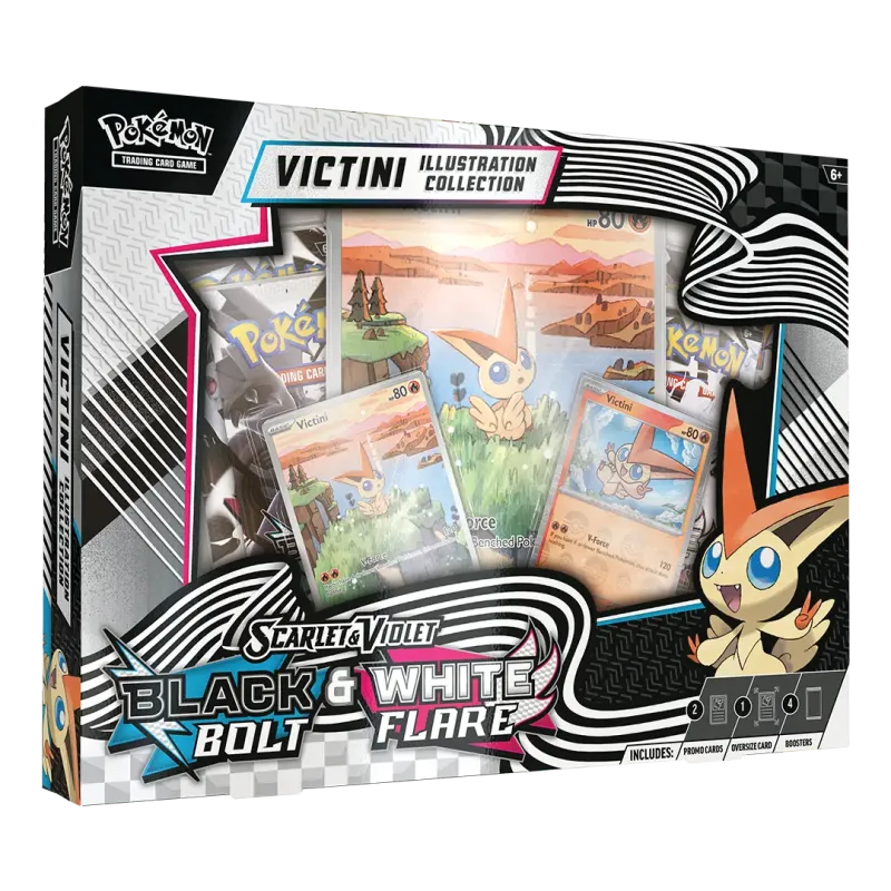 Pokémon Illustrations Collection: Victini - Black Bolt & White Flare