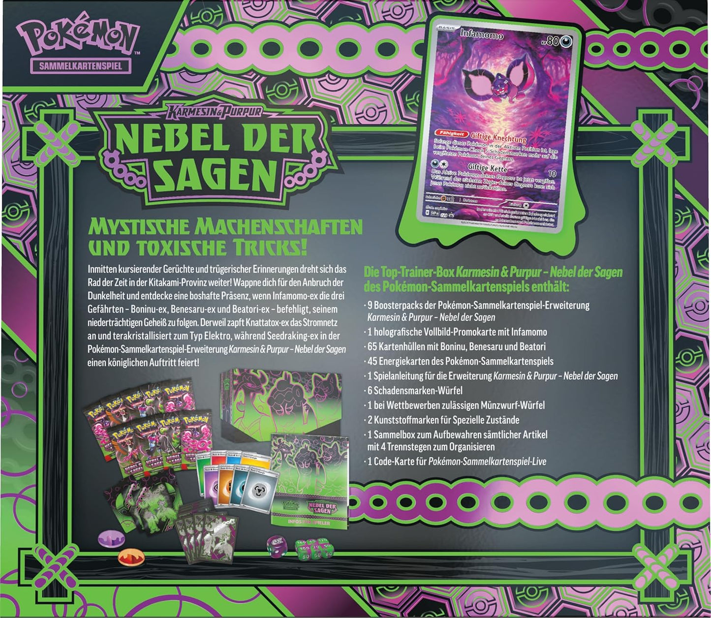 Pokémon: Nebel der Sagen Top-Trainer-Box