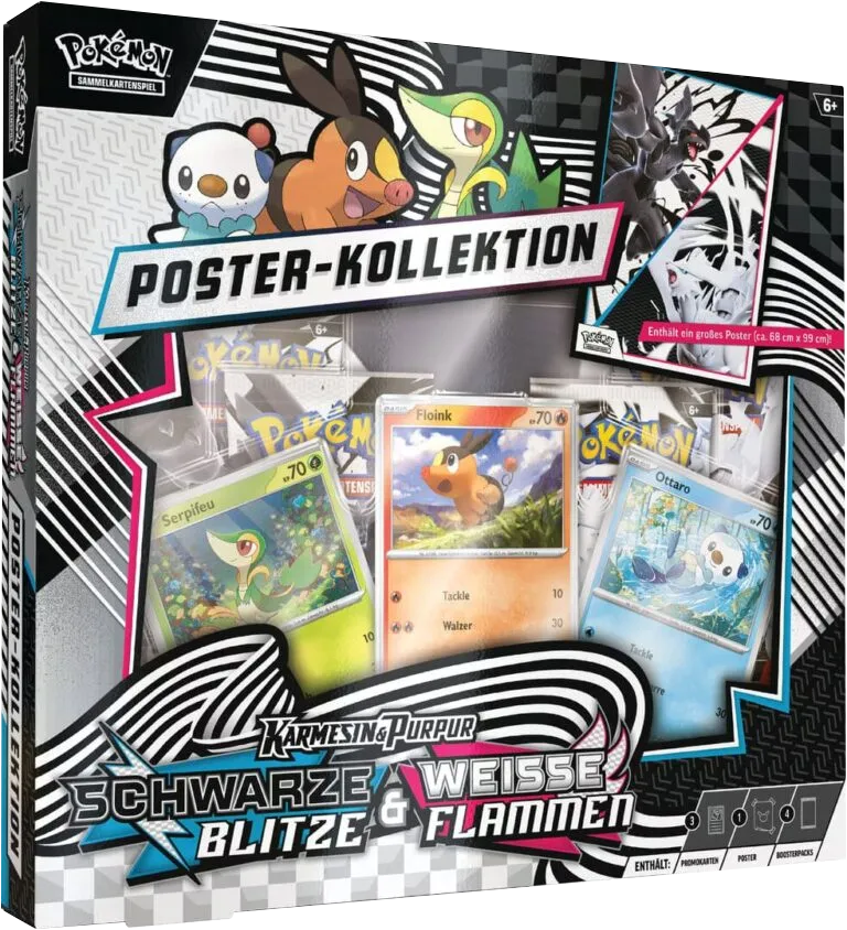 Pokémon: Schwarze Blitze & Weisse Flammen Poster Kollektion