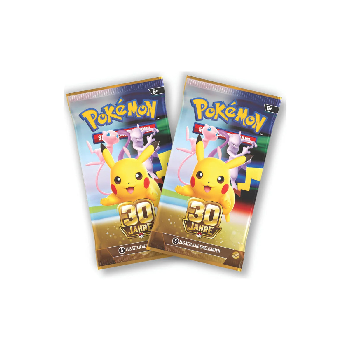 Zwei Booster der Erweiterung 30 Jahre aus dem 2-Pack Blister
