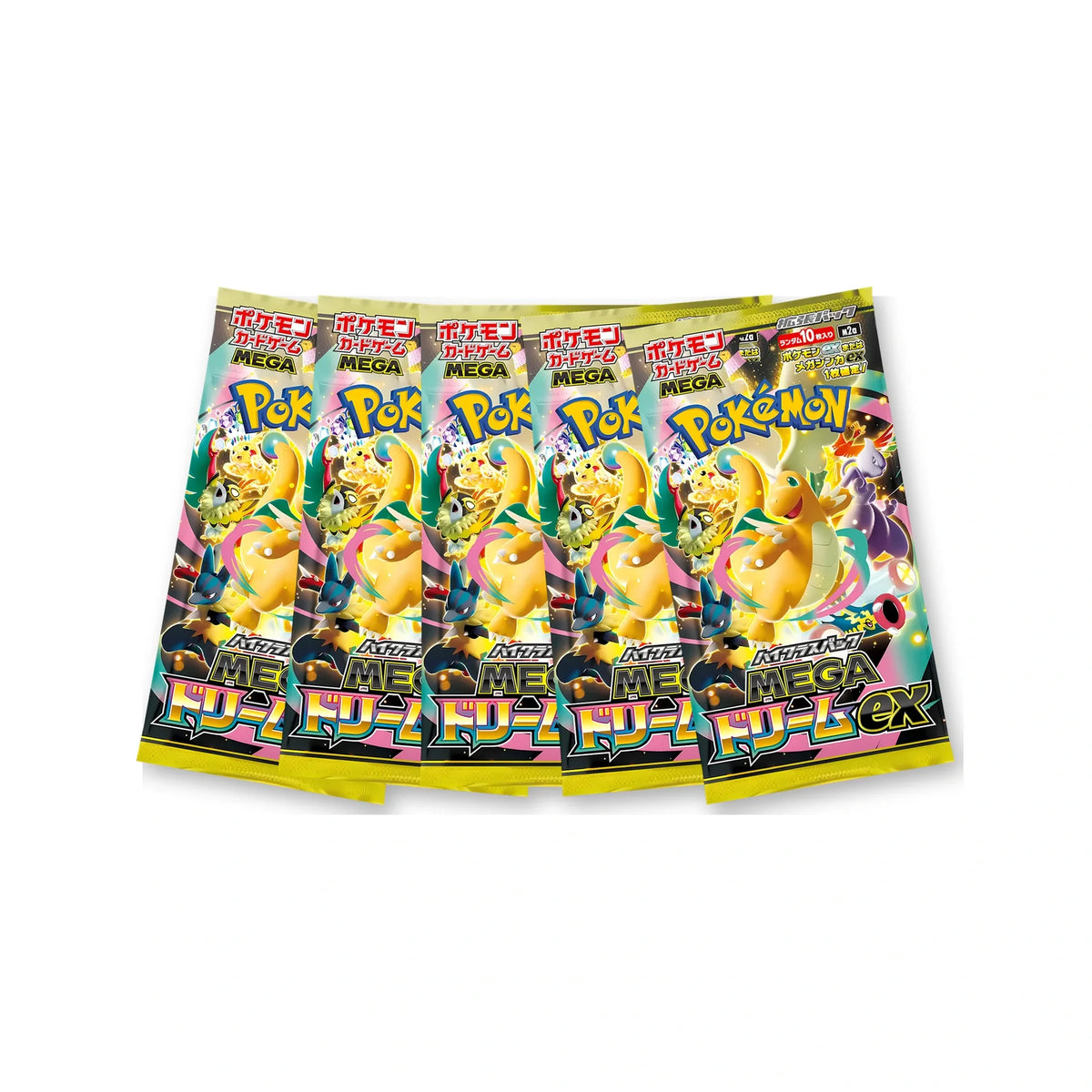 Pokémon Mega Dreams ex – 5 Booster im Bundle