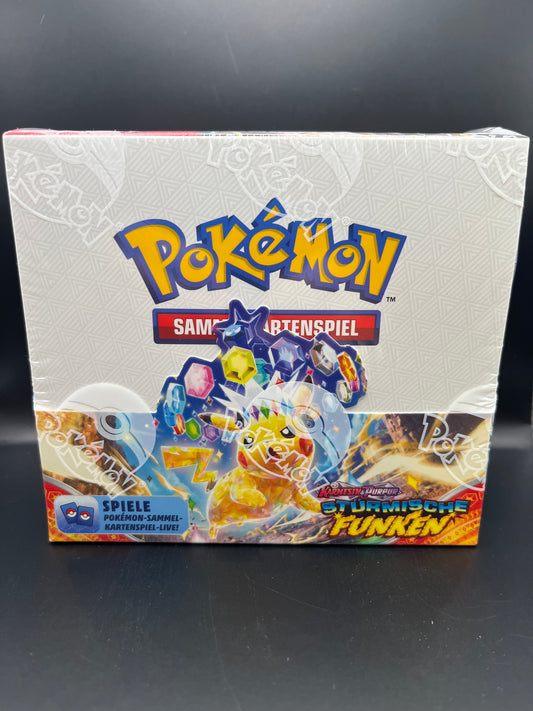 Pokémon: Stürmische Funken Booster / Display
