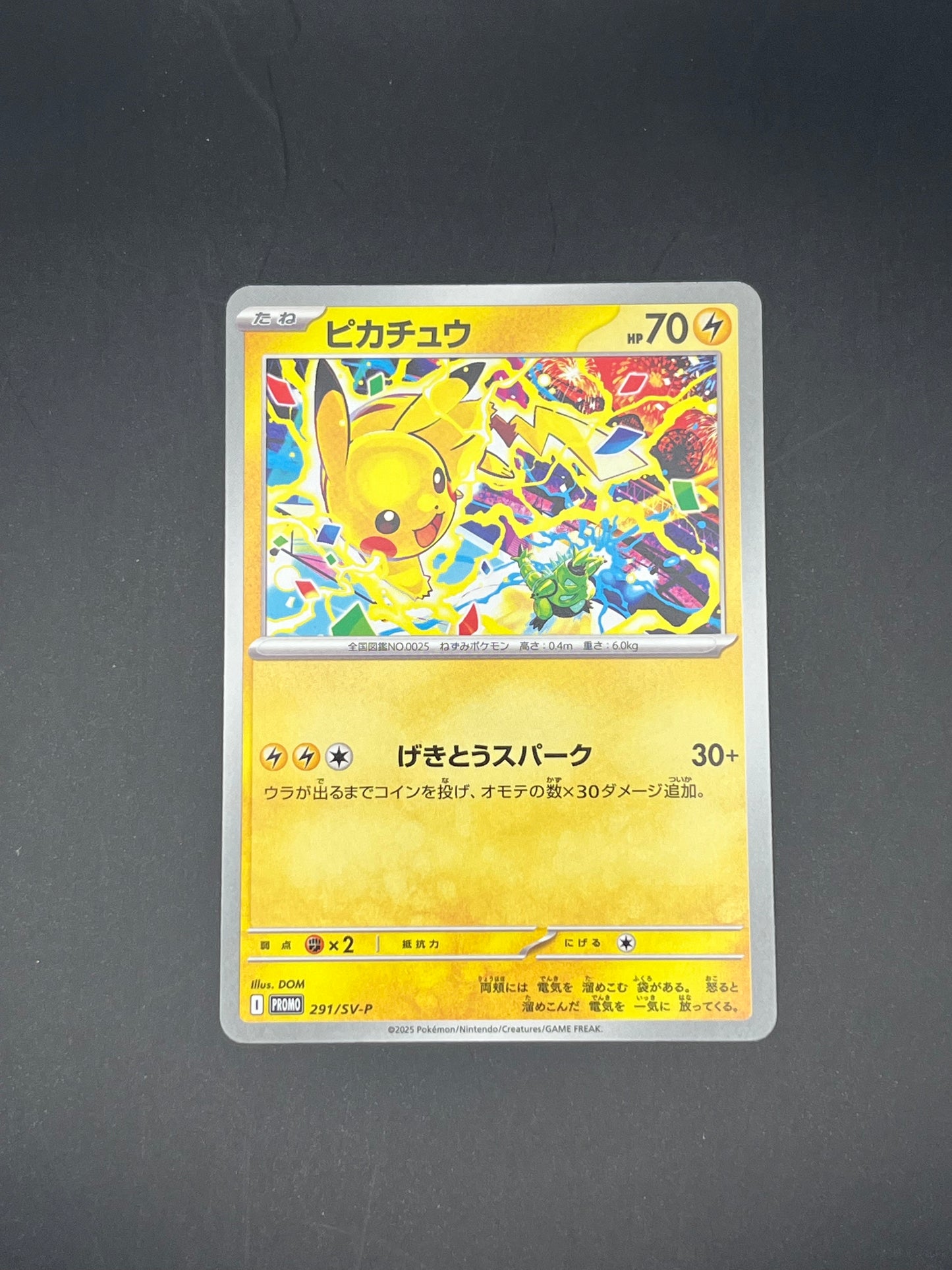 Pokémon: Pikachu SV-P 291 Promo GYM EVENT 2025