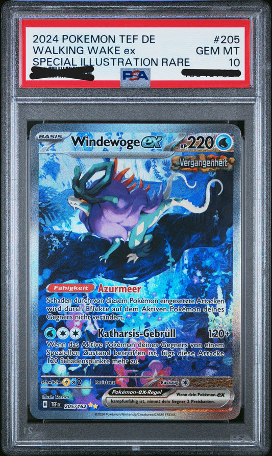 Pokémon Slab PSA 10 : Windewoge ex SIR - Gewalten der Zeit - #205