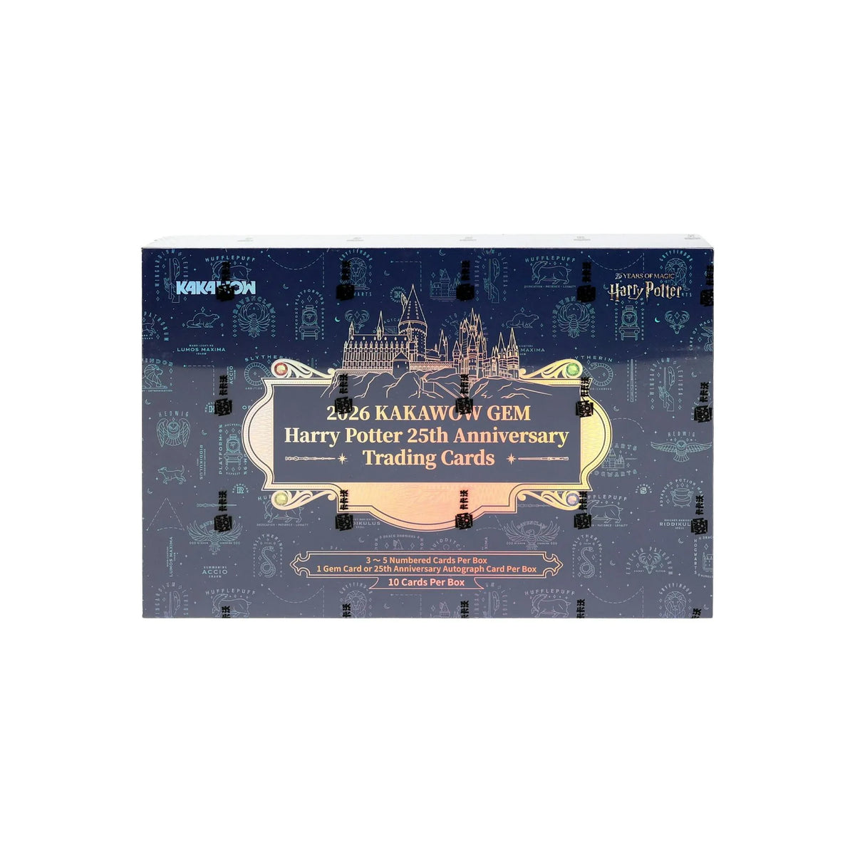 KAKAWOW GEM Harry Potter 25th Anniversary Box englisch – Vorderseite