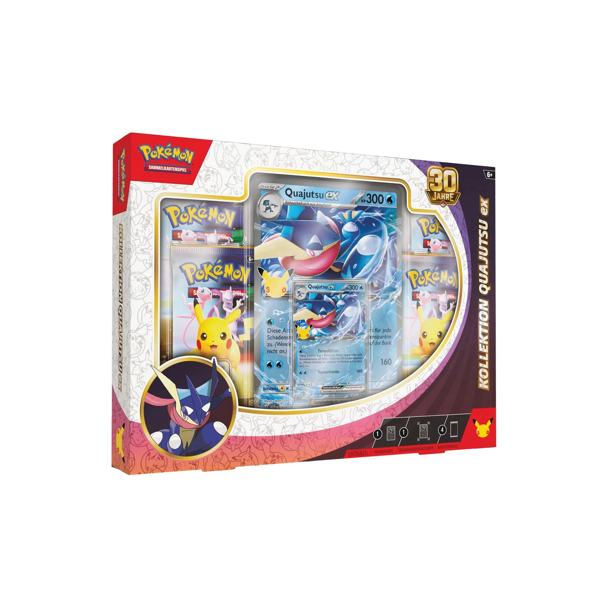 Pokémon 30 Jahre ex-Kollektion Quajutsu-ex Verpackung