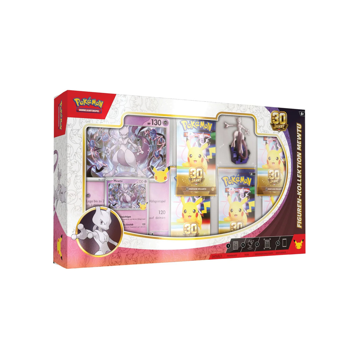 Pokémon 30 Jahre Figuren-Kollektion Mewtu Verpackung