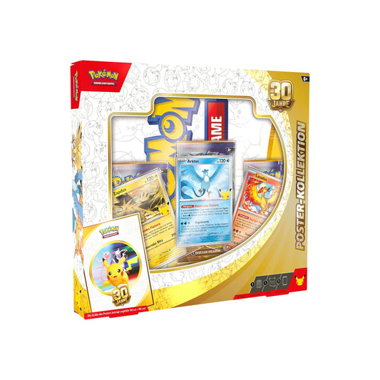 Pokémon 30 Jahre Poster-Kollektion Verpackung Vorderseite