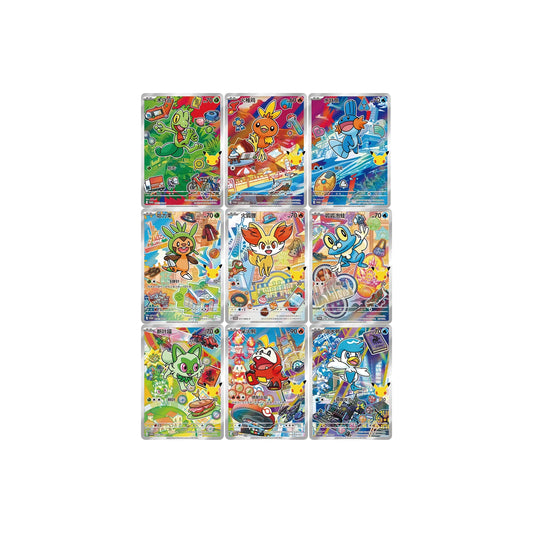 Die neun Starter-Promos aus Vol. 3 – Hoenn, Kalos und Paldea