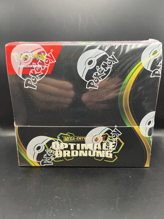 Pokémon Optimale Ordnung Booster Display POR – Vorderseite