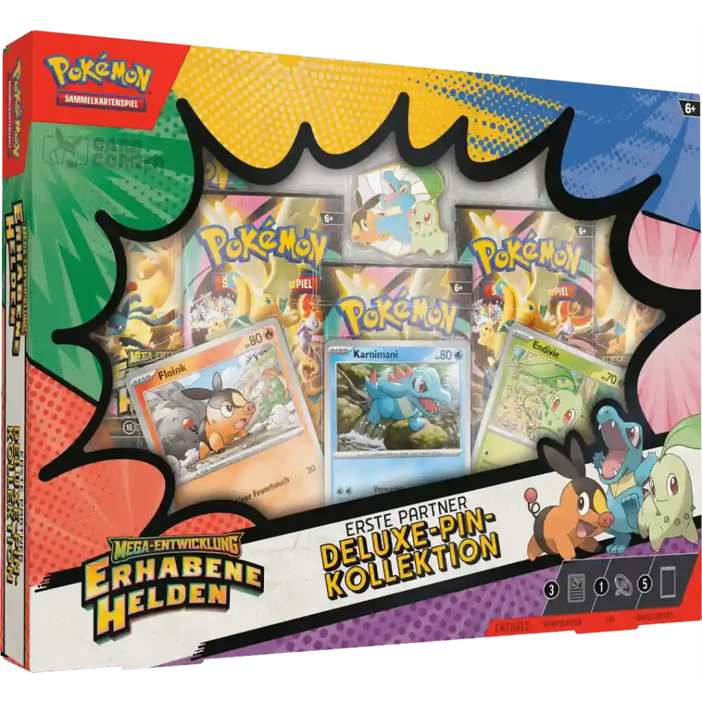 Pokémon Erhabene Helden Deluxe-Pin-Kollektion – Deutsch