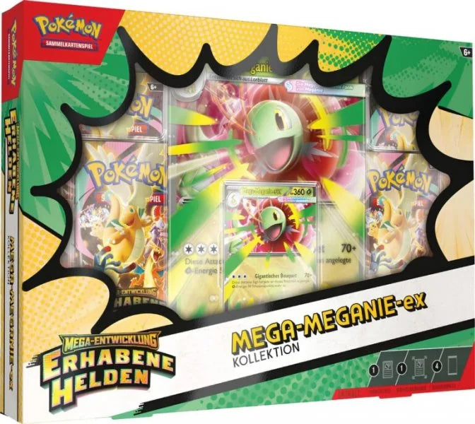 Pokémon Erhabene Helden Mega-Meganie-ex Kollektion – Box-Vorderseite