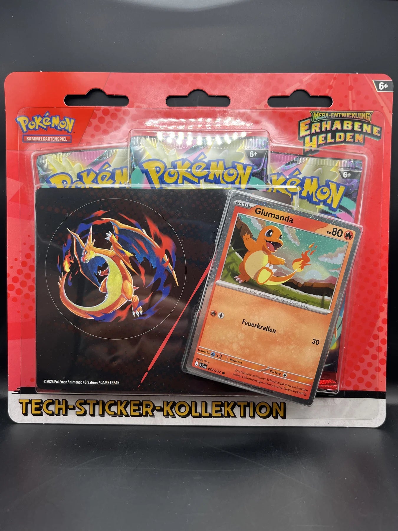 Pokémon Erhabene Helden Tech Sticker Kollektion – Vorderseite
