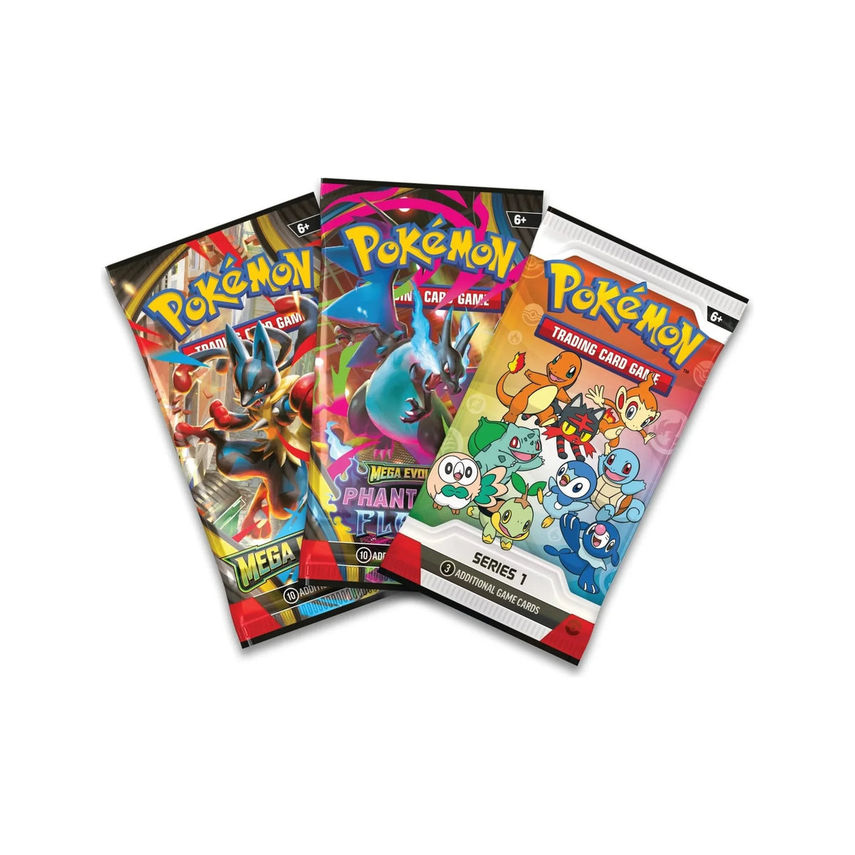 Drei Boosterpacks der First Partner Collection Series 1 Englisch