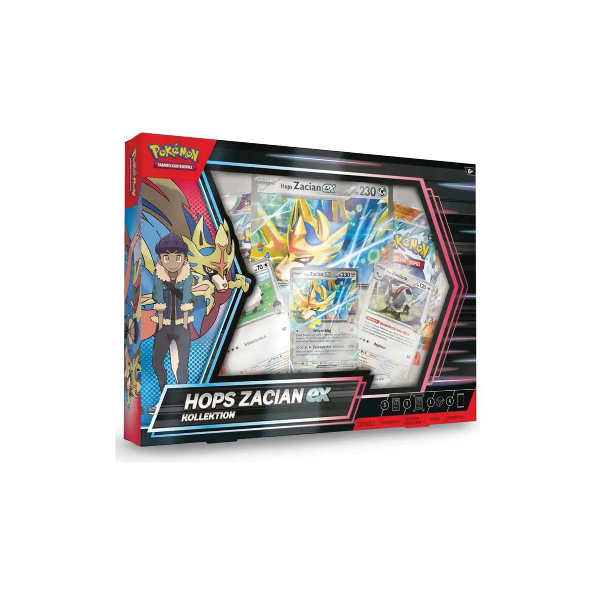 Pokémon Hops Zacian-ex Kollektion Deutsch, Box-Vorderseite