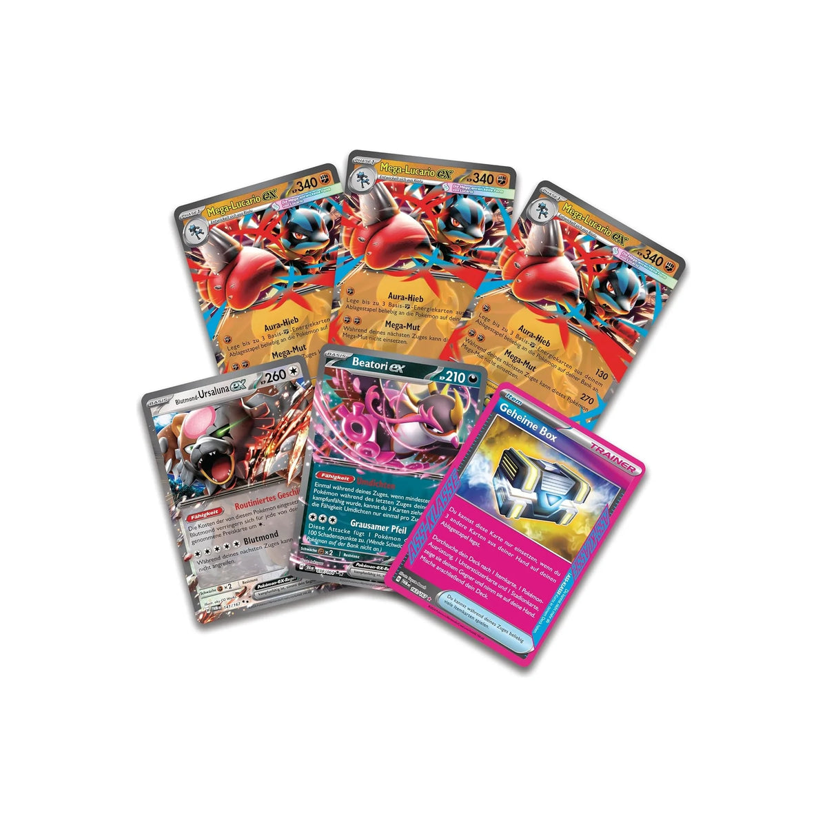 Pokémon Liga-Kampfdeck Mega-Lucario-ex Auswahl der Deckkarten