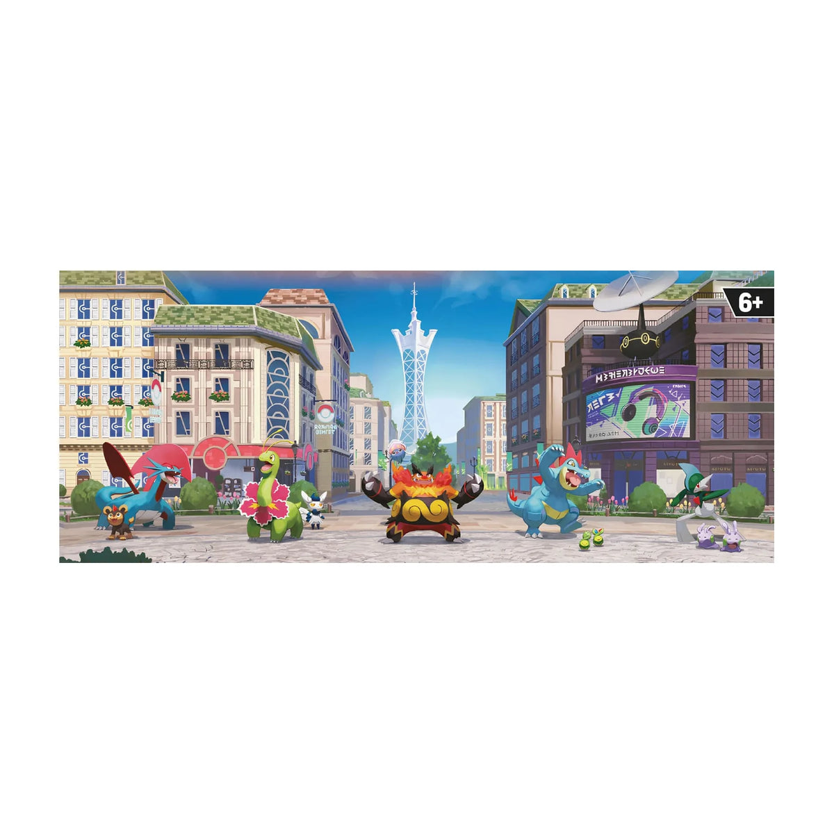 Pokémon Mini-Tin-Box Illumina City Gesamtmotiv der Bildkarten