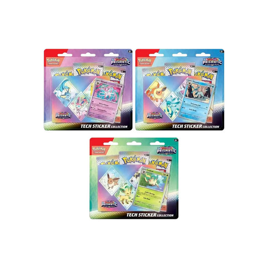 Pokémon Prismatische Entwicklungen Tech Sticker Kollektion – Deutsch