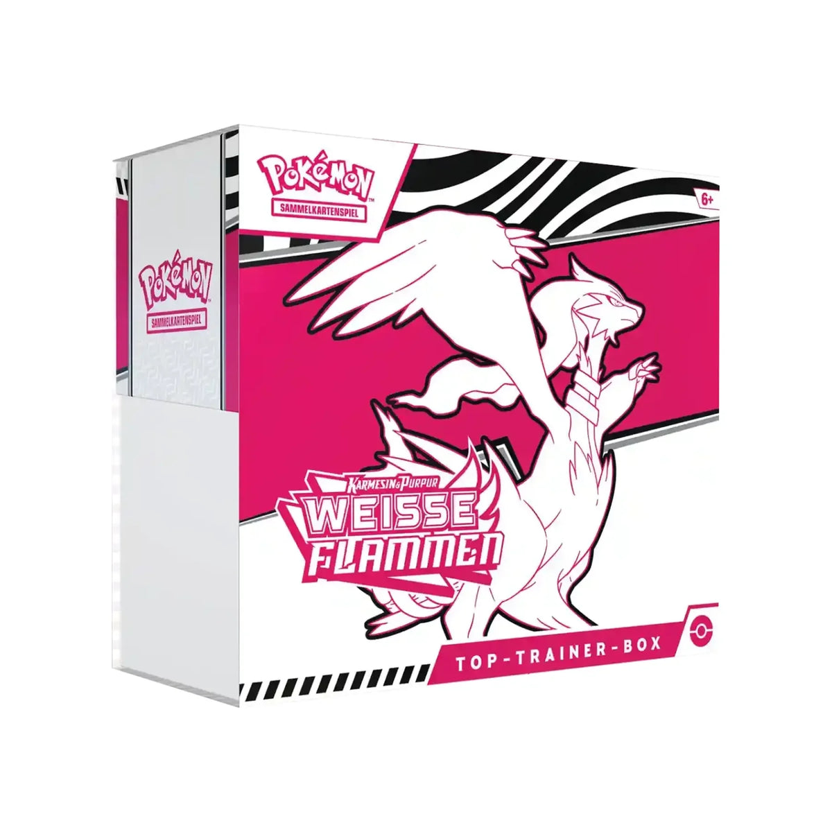 Pokémon Weisse Flammen Top Trainer Box – Verpackung