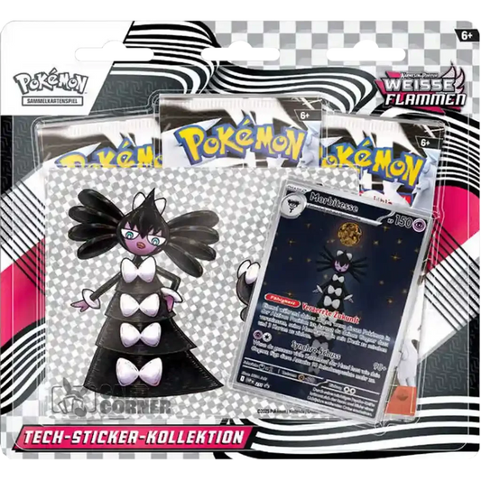 Pokémon Tech Sticker Kollektion: Weisse Flammen