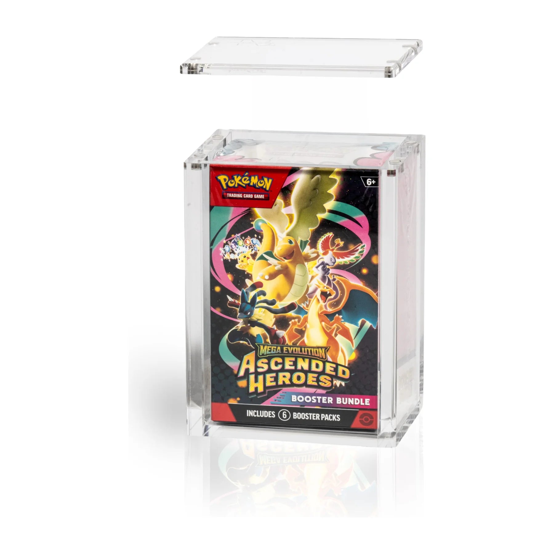 The Acrylic Box Booster Bundle Case V2 – Magnetdeckel geöffnet