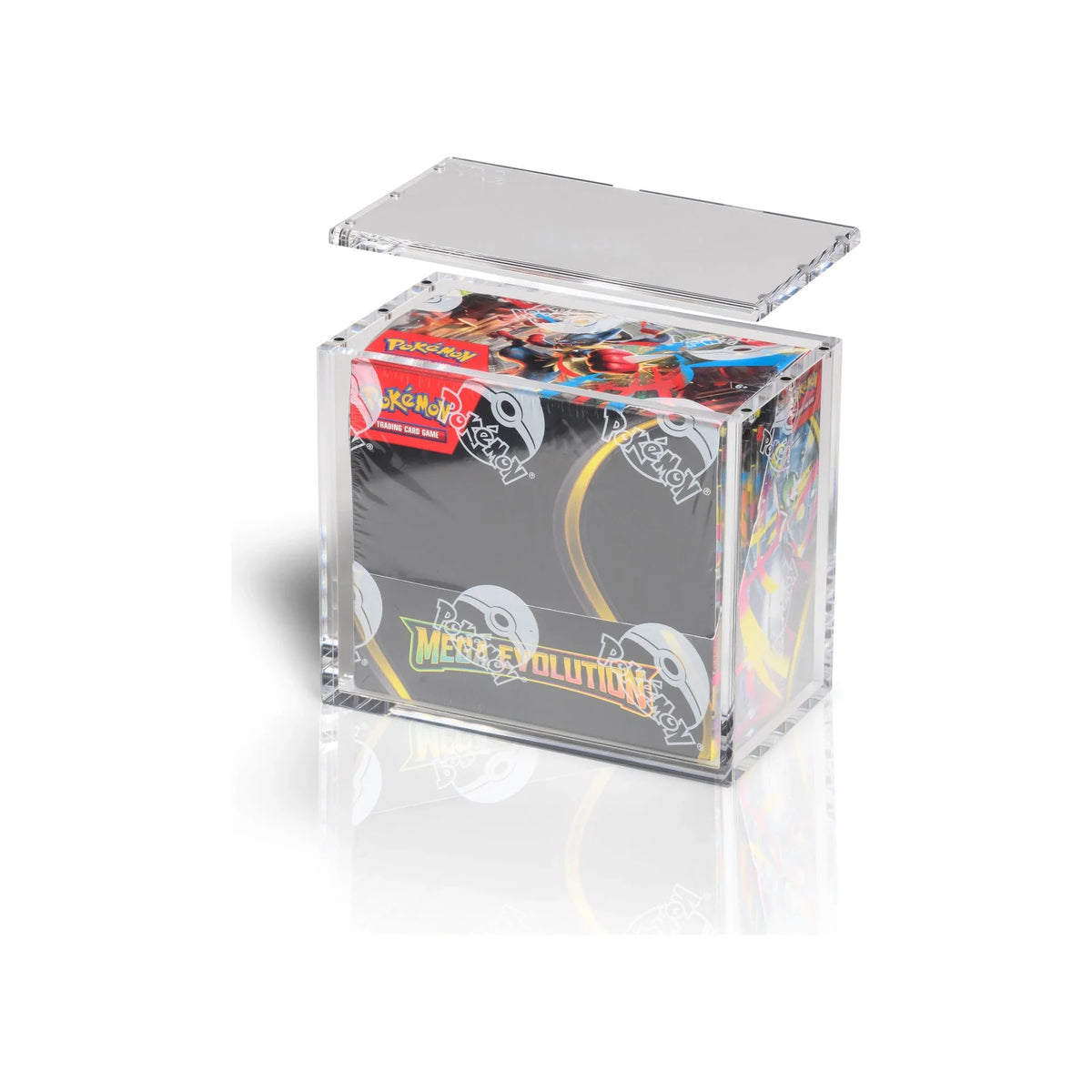 The Acrylic Box Acryl-Case 36er Display – Deckel geöffnet