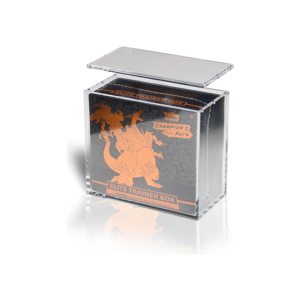 The Acrylic Box Acryl-Case Trainer Box – Deckel geöffnet