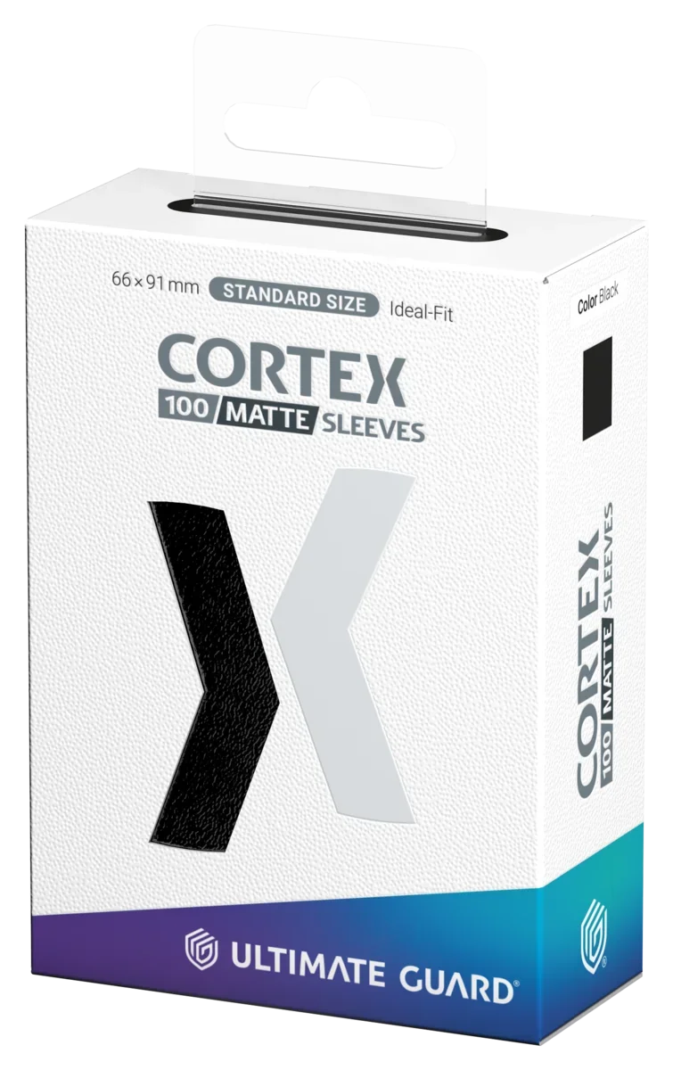 Ultimate Guard Cortex Sleeves Matt-Schwarz 100er – Verpackung