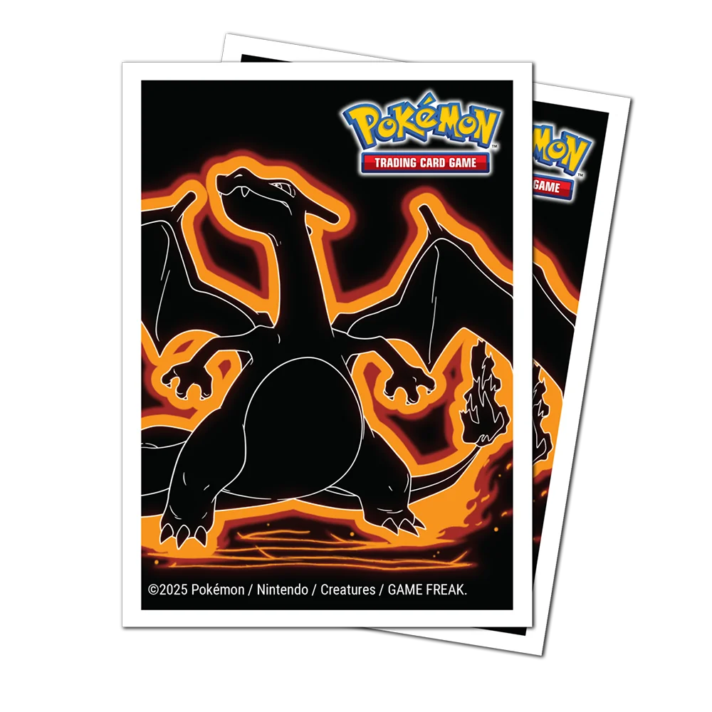 Ultra PRO Apex Sleeves Neon Kanto Glurak – Rückseitenmotiv