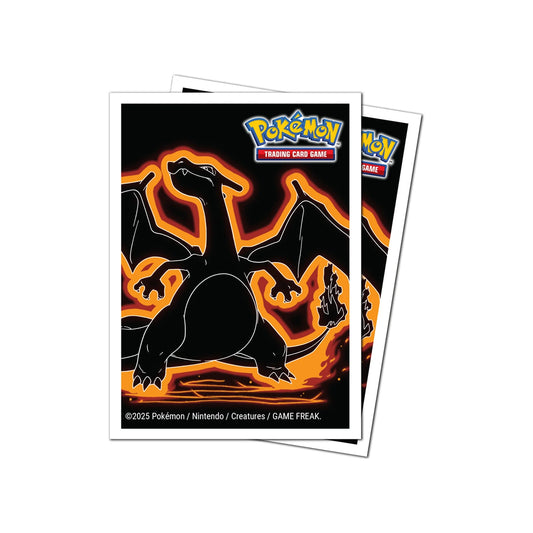 Ultra PRO Apex Sleeves Neon Kanto Glurak – Rückseitenmotiv
