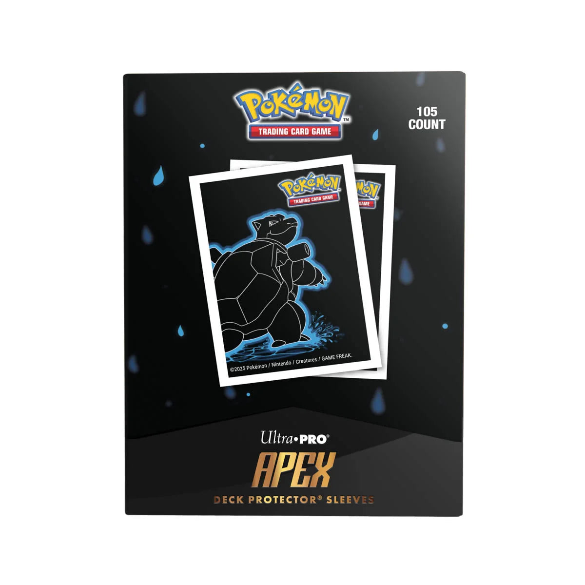 Ultra PRO Apex Sleeves Neon Kanto Turtok 105er – Verpackung